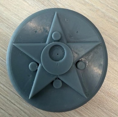 Final master model — crisp front, smooth back, ready for silicone