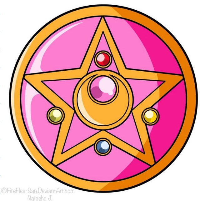 Sailor Moon transformation brooch reference