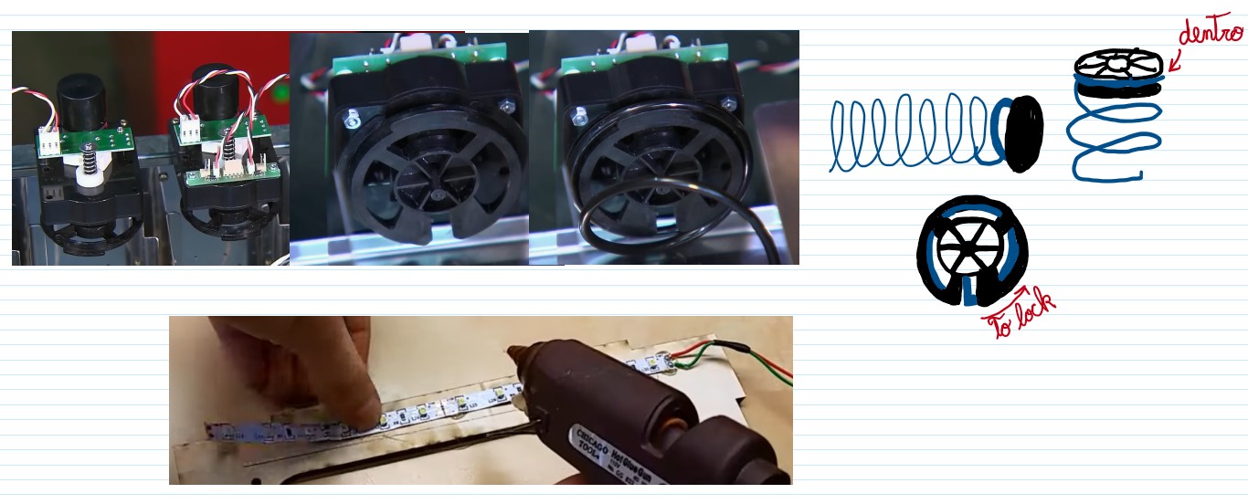 Vending machine spiral motor coupler