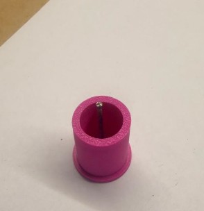 Mold assembled with nail for air tunnel