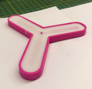 Silicone curing in the molds