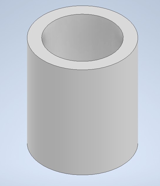 Cylindrical support structure for air input