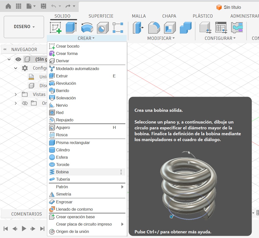 Coil parameters dialog in Fusion 360