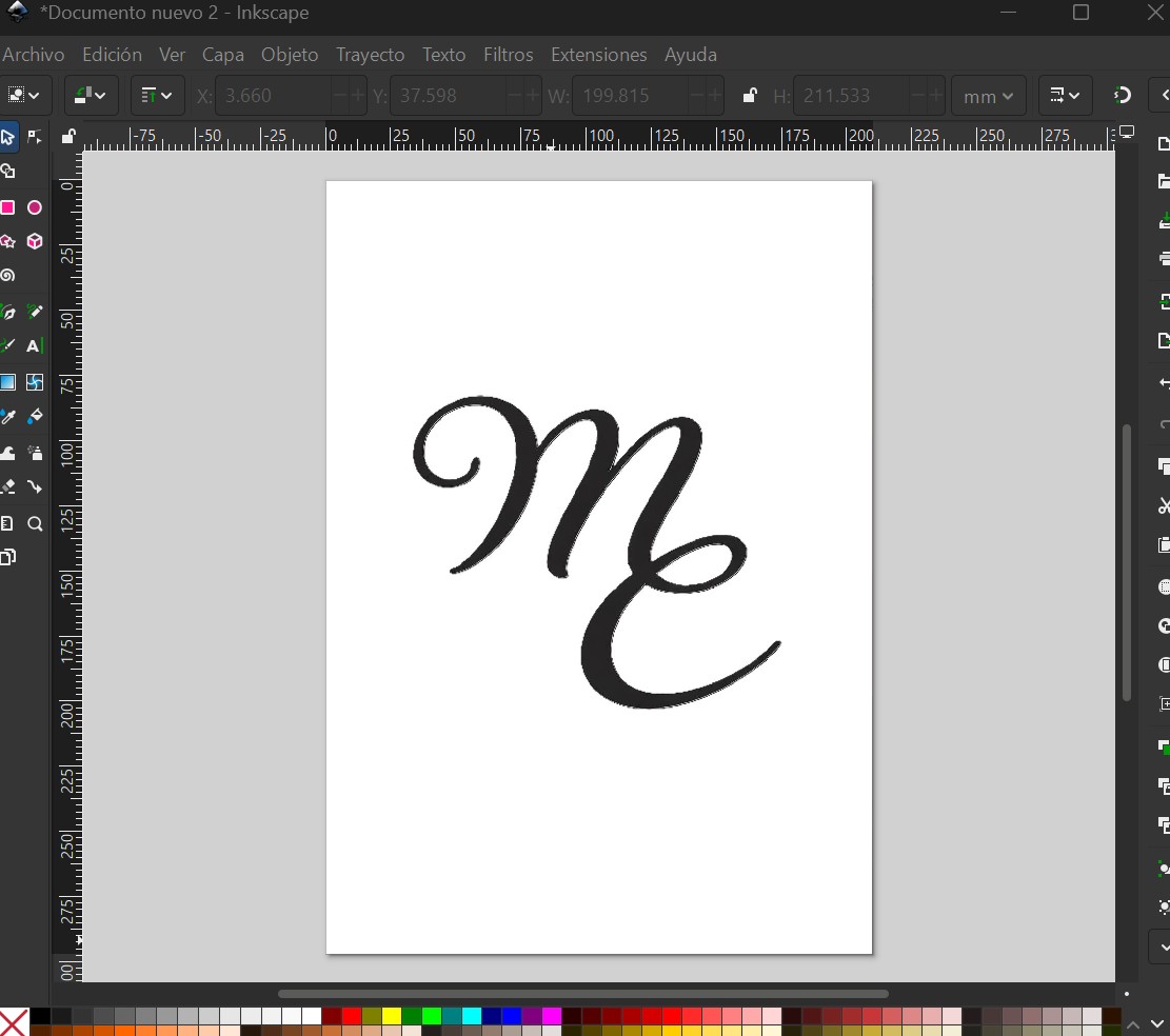 Import raster image into Inkscape
