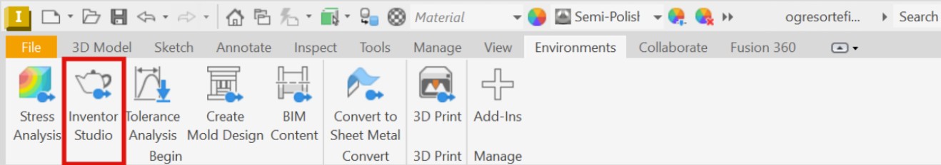 Light styles panel with Alps selected