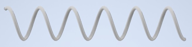After: Pitch = 500 mm (loose coils)