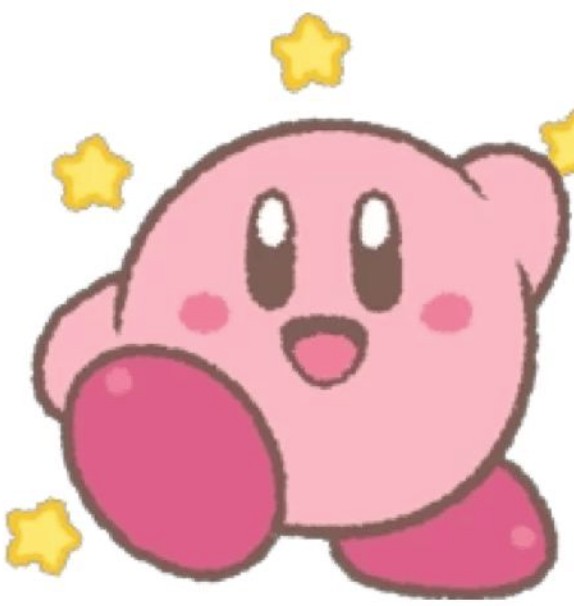 Kirby vector character in Inkscape
