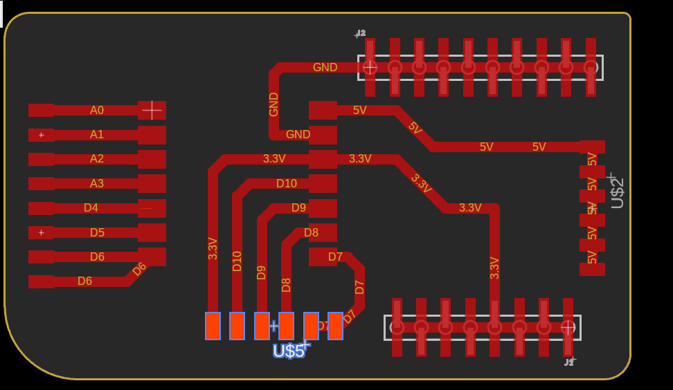 PCB trace layout