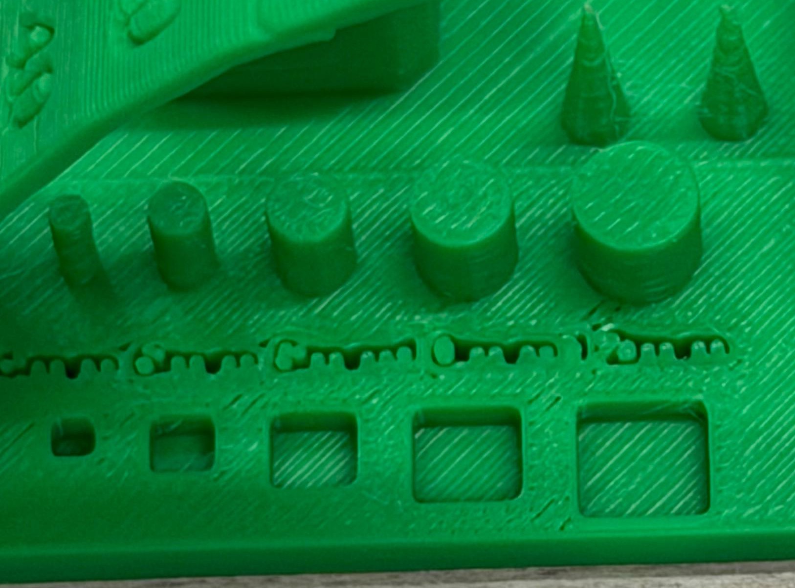 Cylinder and triangular feature detail