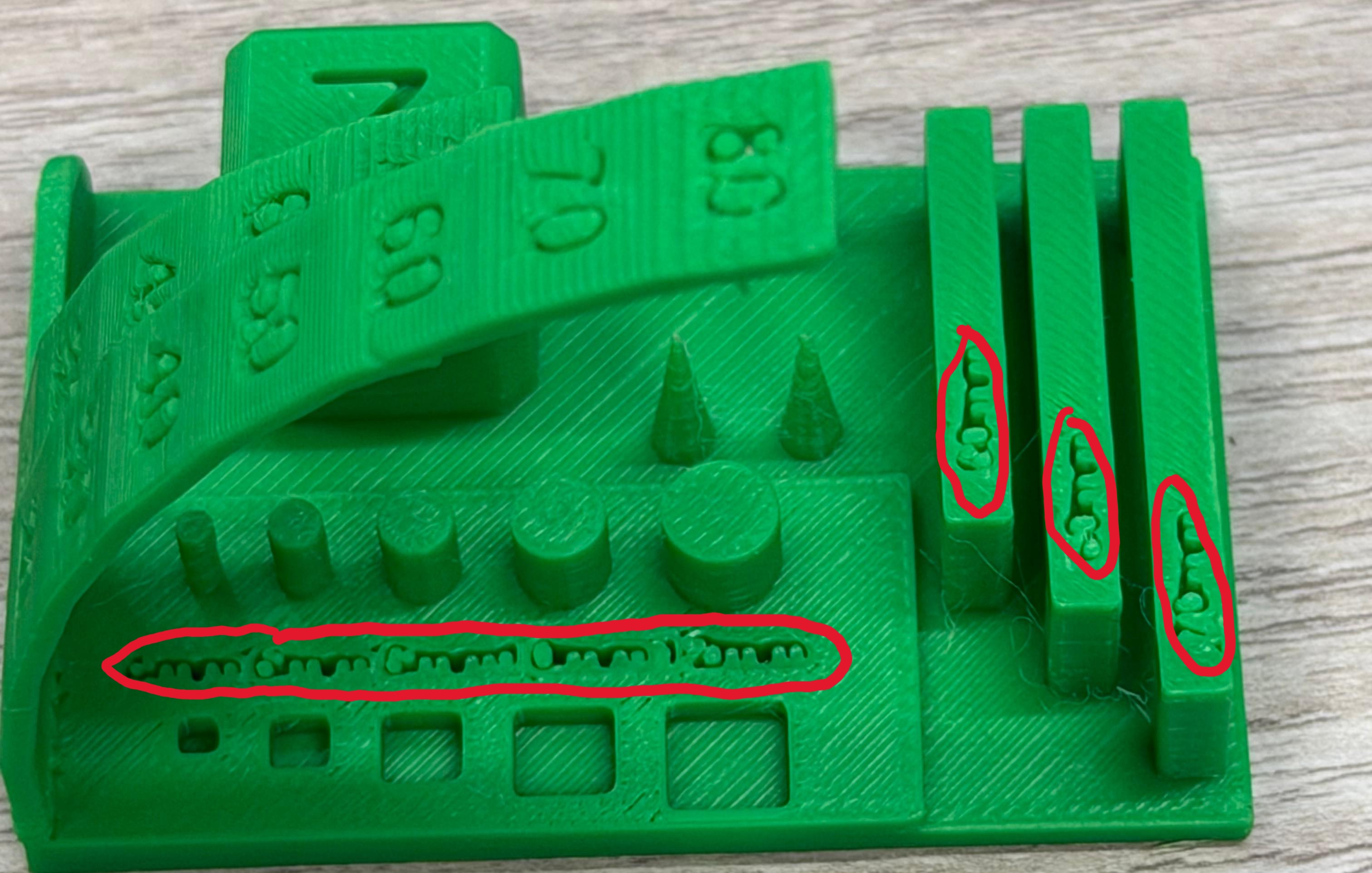 Engraved text quality detail