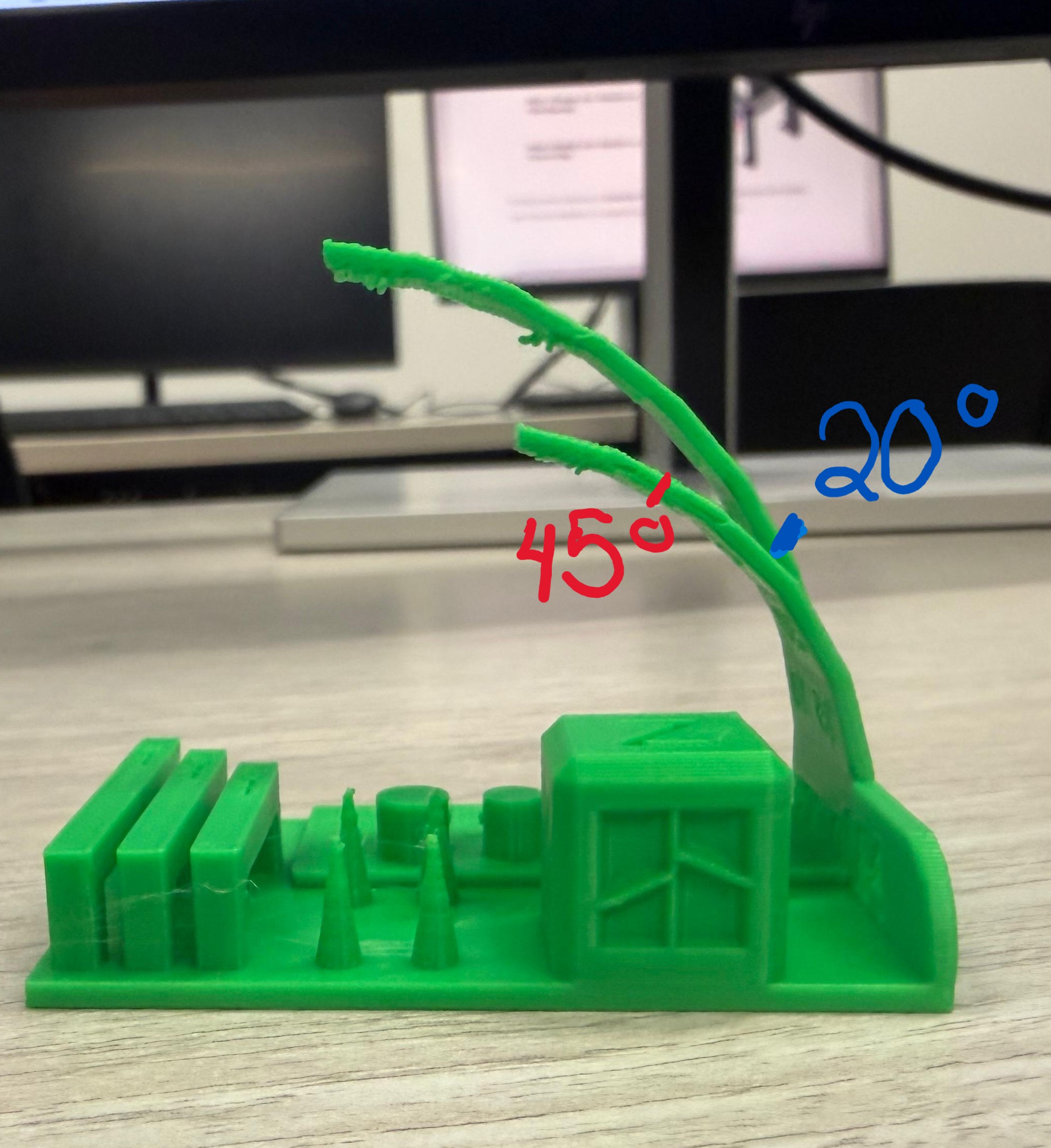 Overhang test detail