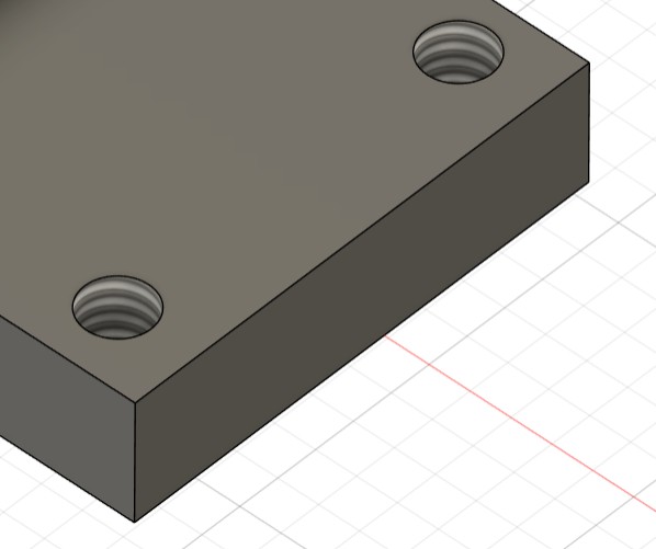 Thread feature applied to dispenser housing