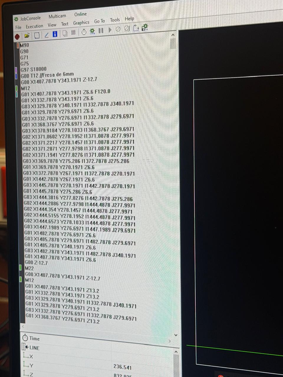 G-code Visualization in enRoute