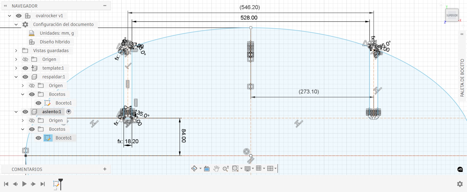 Backrest — slot detail