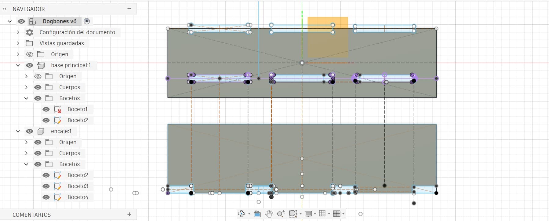 Combined test board — digital model