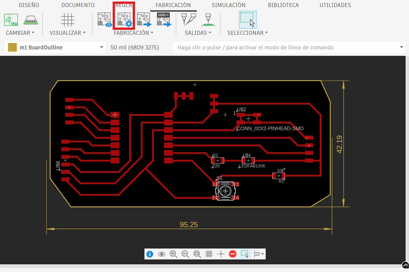 Gerber export step 1