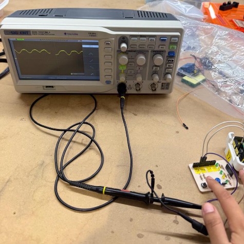 LDR analog signal — sensor covered