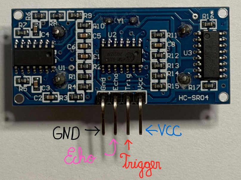 HC-SR04 Ultrasonic Sensor detail