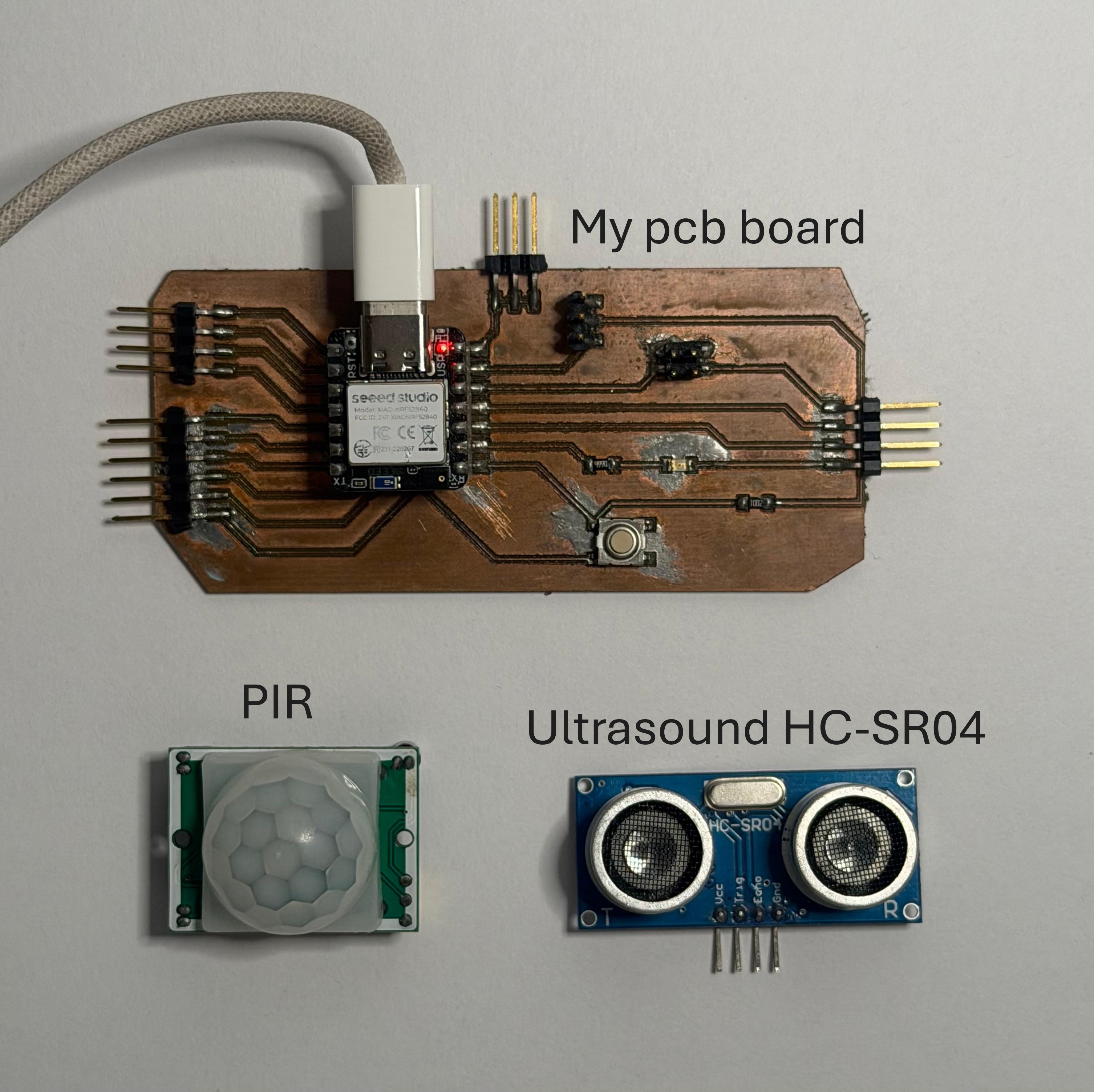 Sensors on custom PCB