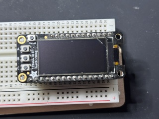 Feather Huzzah with OLED