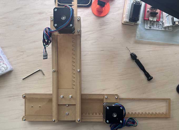 plotter assembled