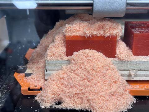 Milling the mold