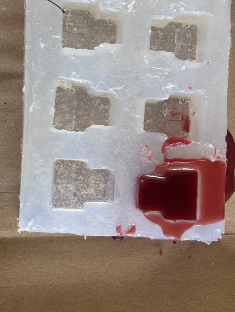 Gang mold pour
