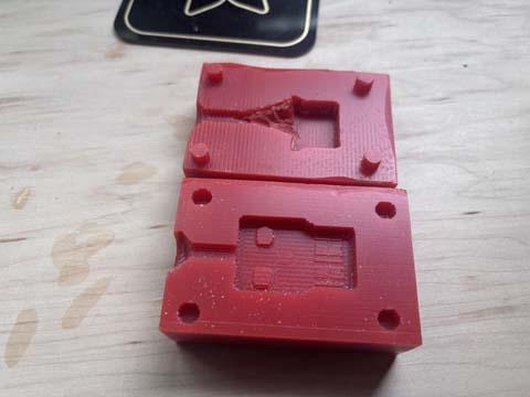 Milled mold halves