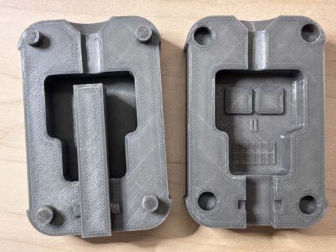 3D printed mold plus core