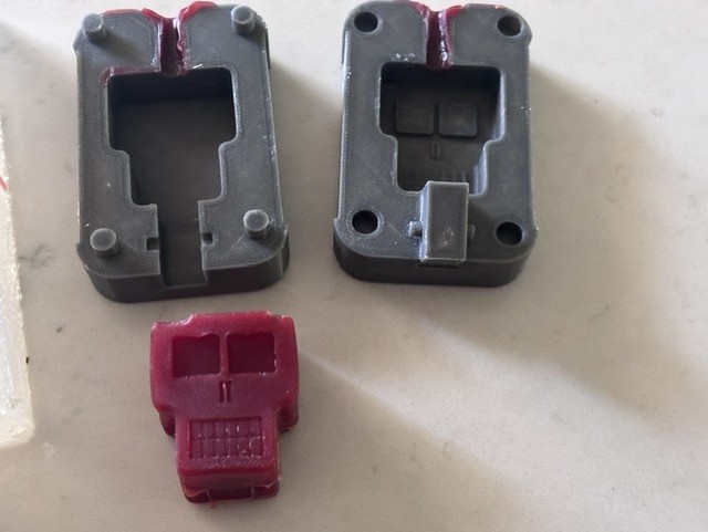 Final 3D printed mold cast