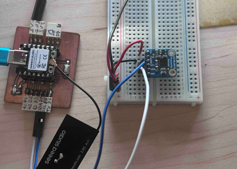 Image of ESP32c3 plus VCNL4010 sensor