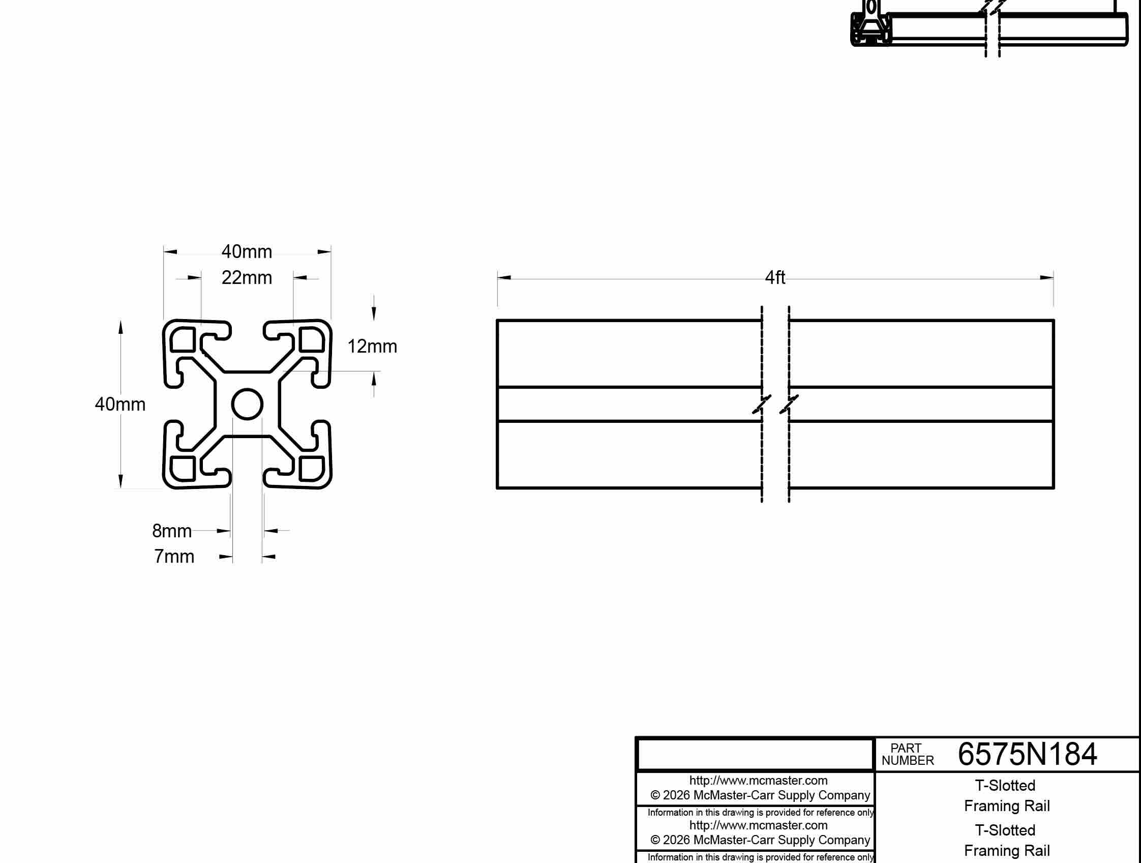 T-slot prototype