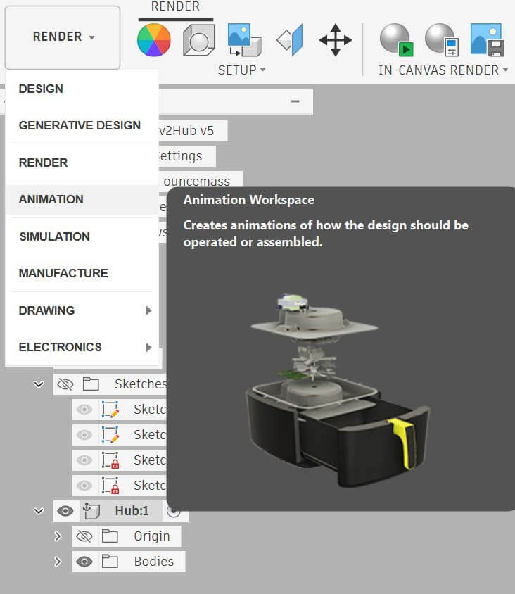 Select Render in Fusion