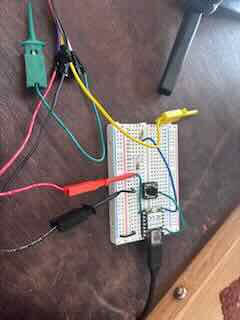 logic analyzer set up