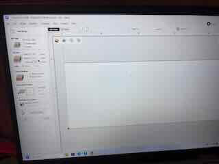 Set dimensions of stock in software
