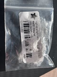 Testing hall effect sensor with magnets