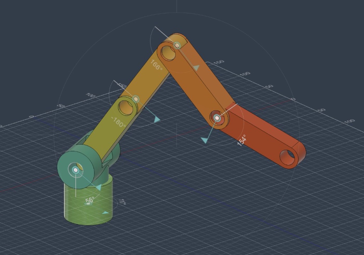 6-axis robotic arm assembly