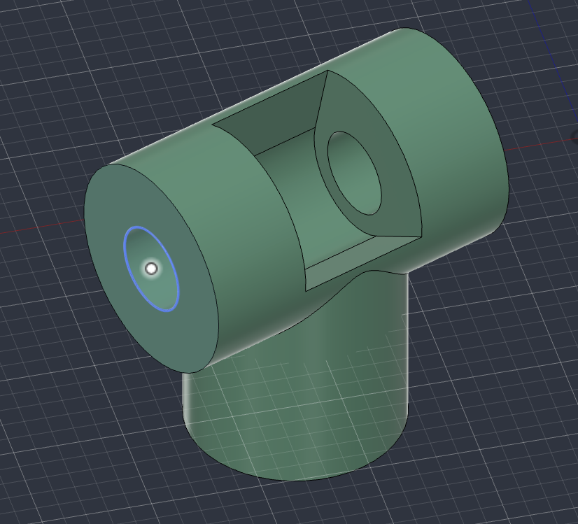 Shoulder Link1 3D result in Fusion 360