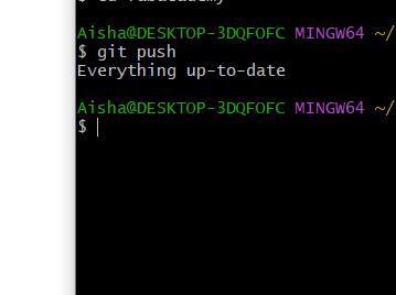 GitLab repository page after first successful push