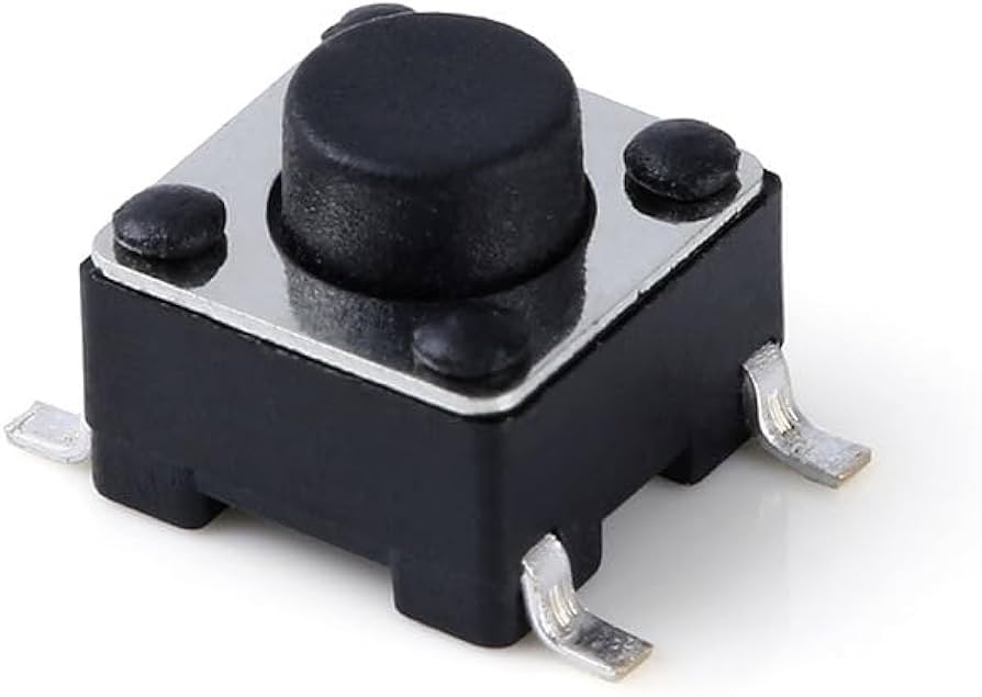 SMD tactile push button — the primary input device