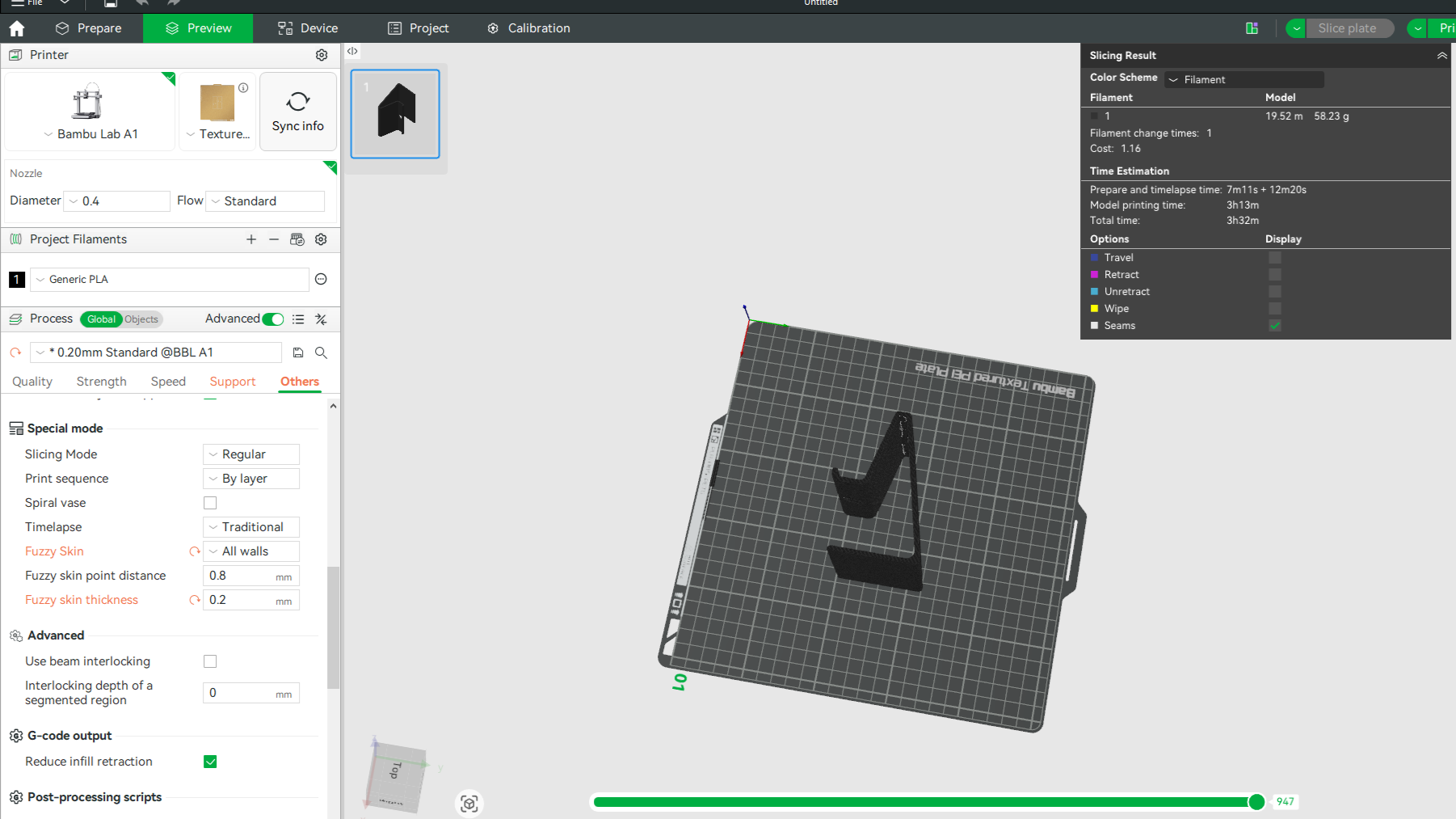 Fusion 360 — extrude operation