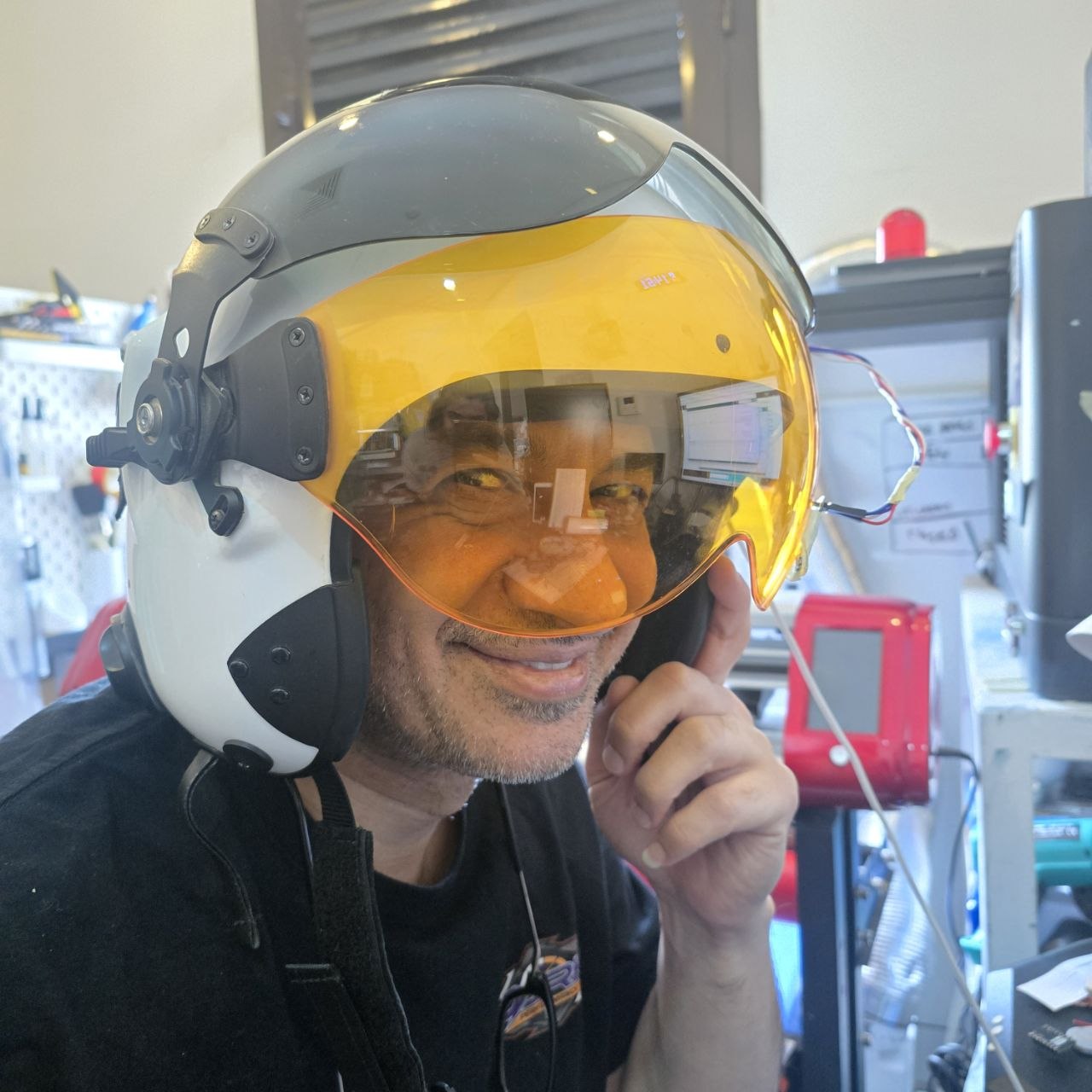 HUD helmet integrated prototype