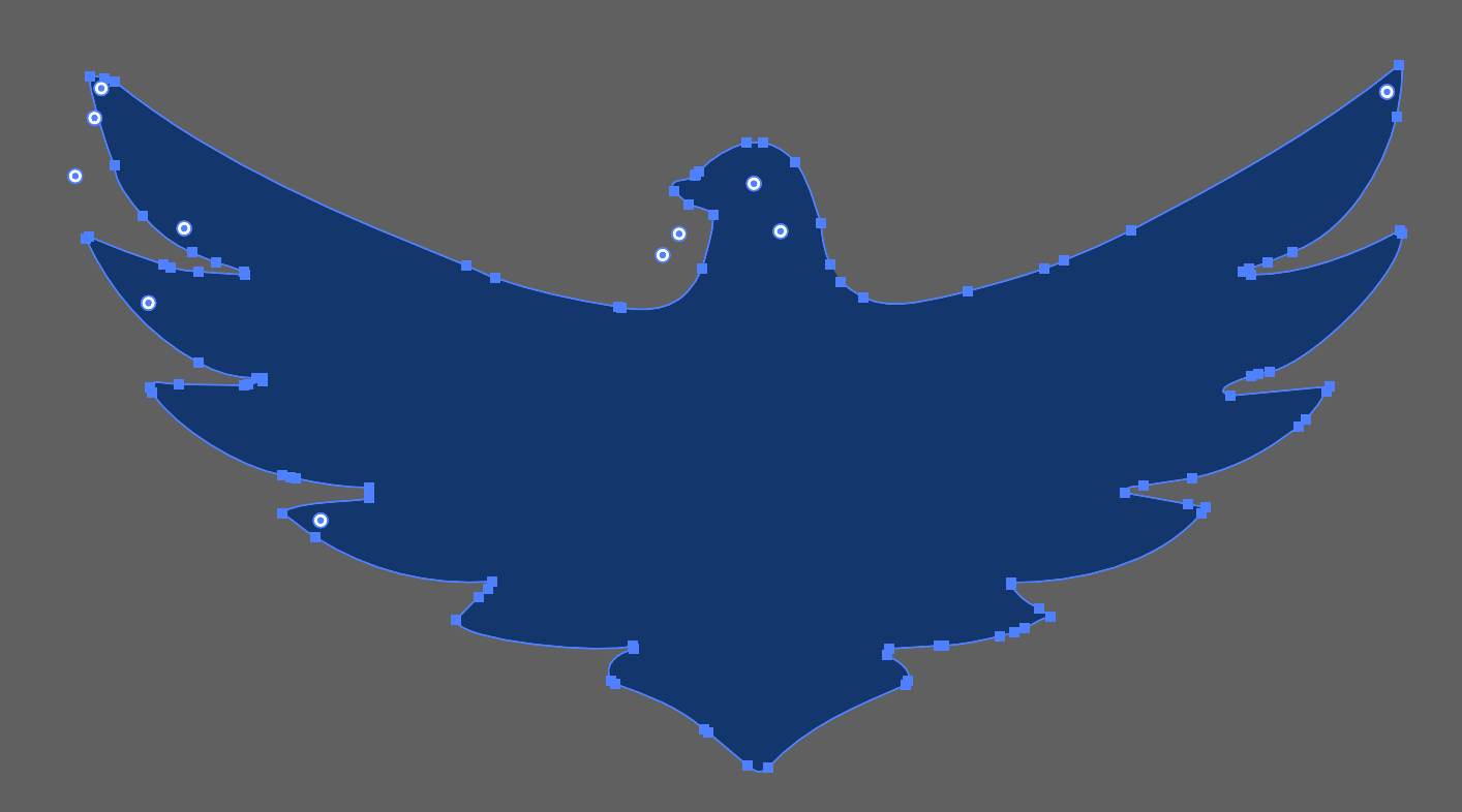 Eagle art converted into a 3D model and prepared in Bambu Studio