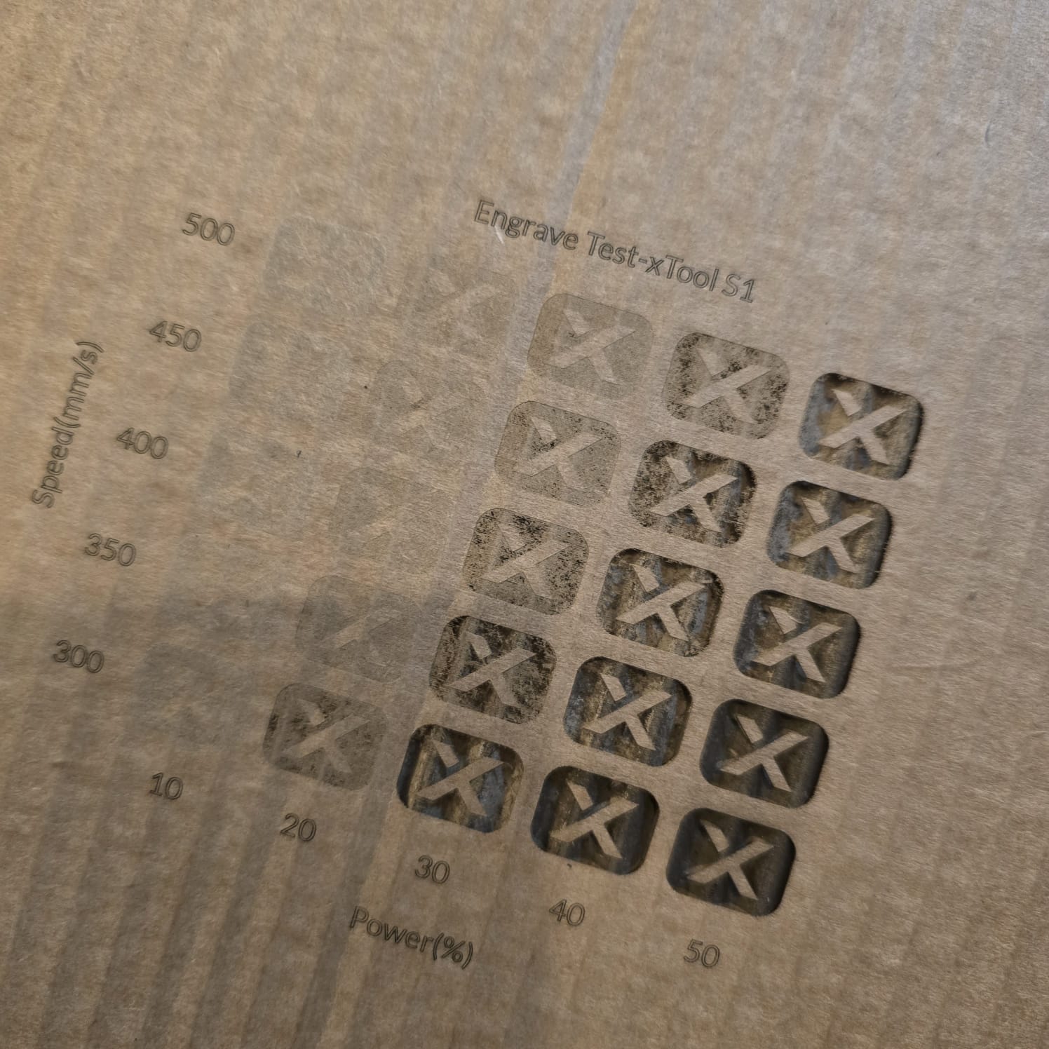 Engrave Test Material