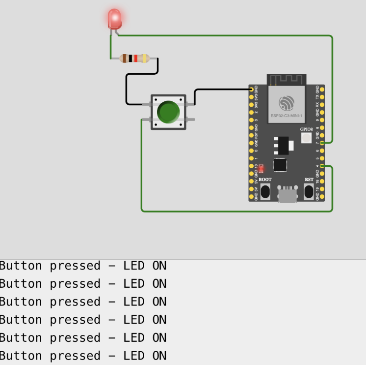 Serial monitor output in Wokwi