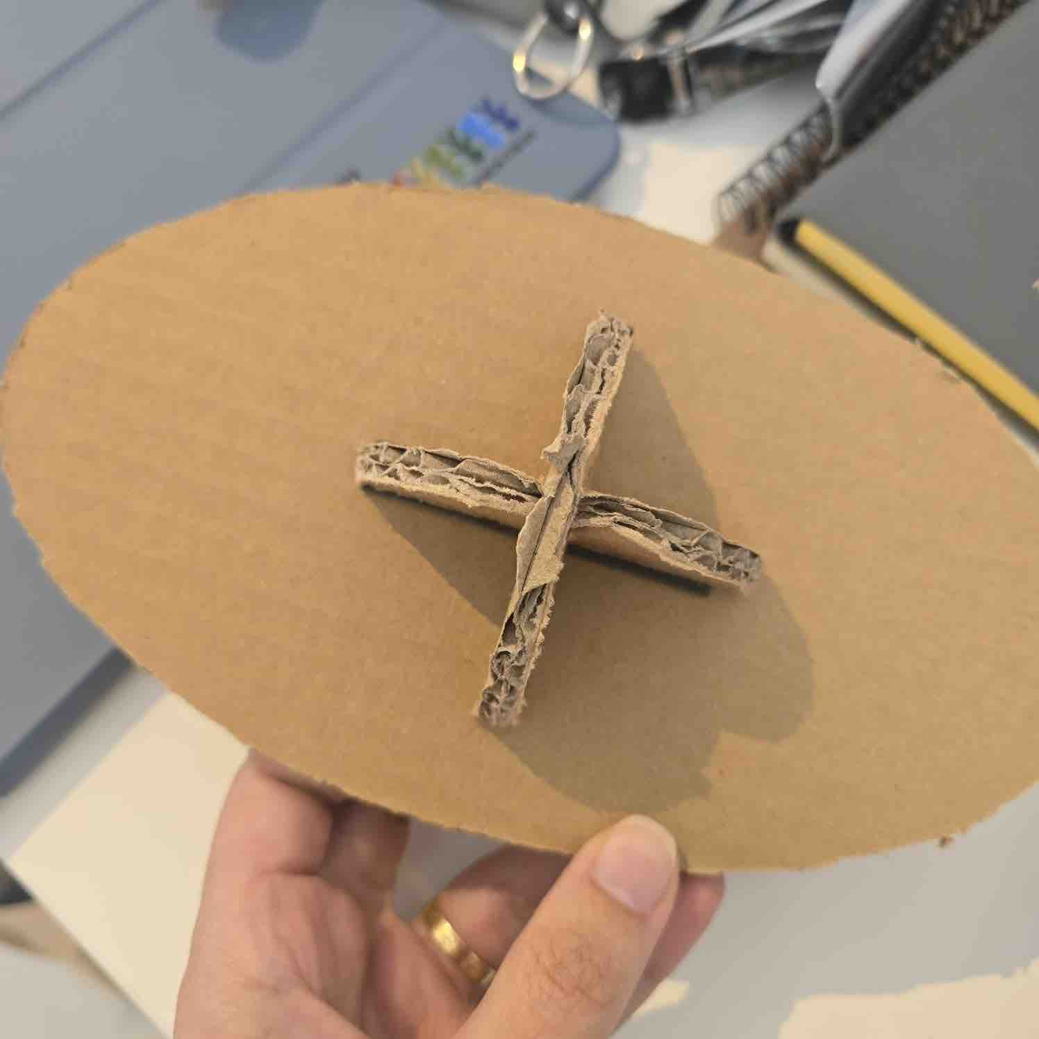 Machined parts after cutting