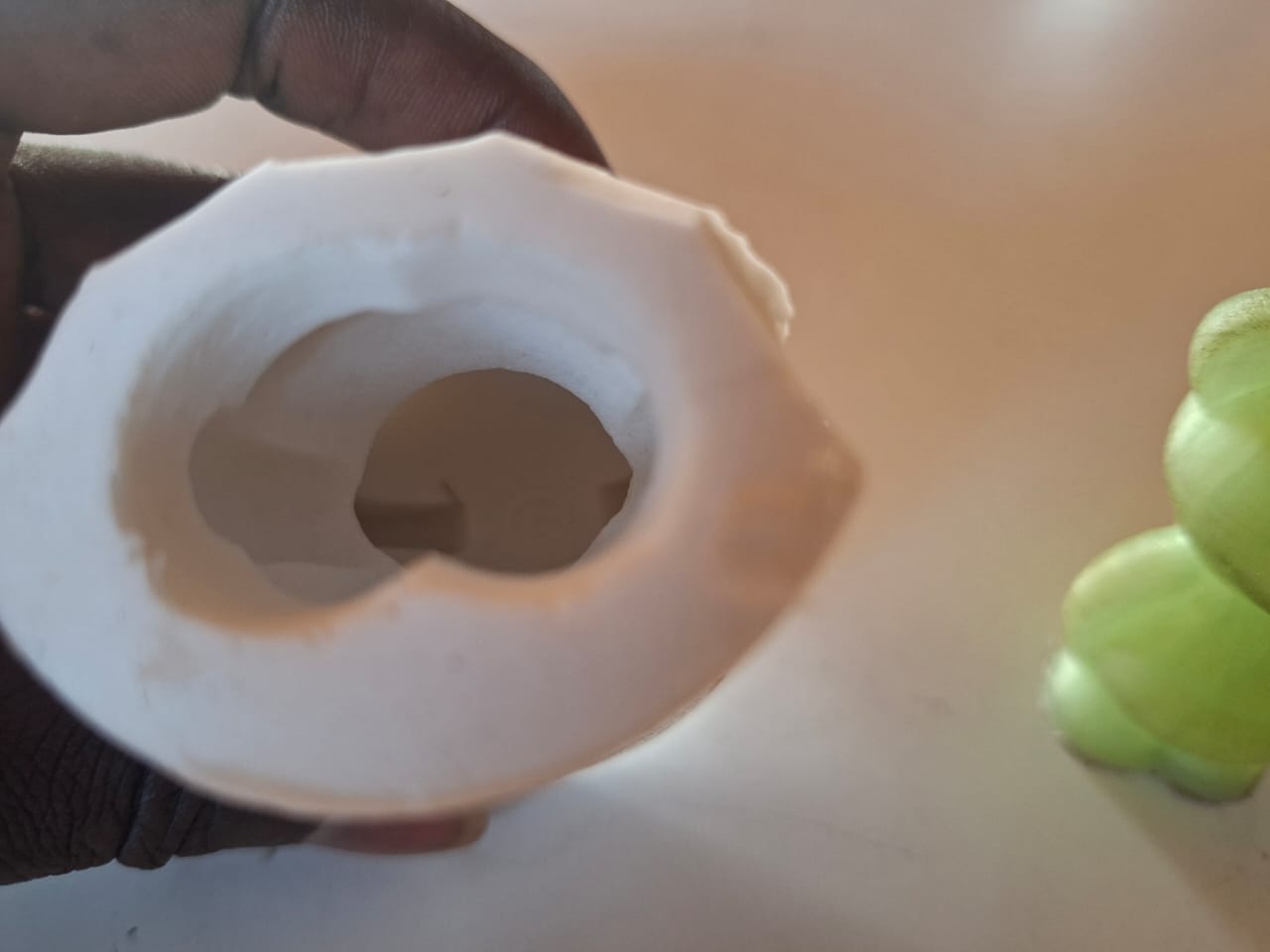 Completed silicone mold