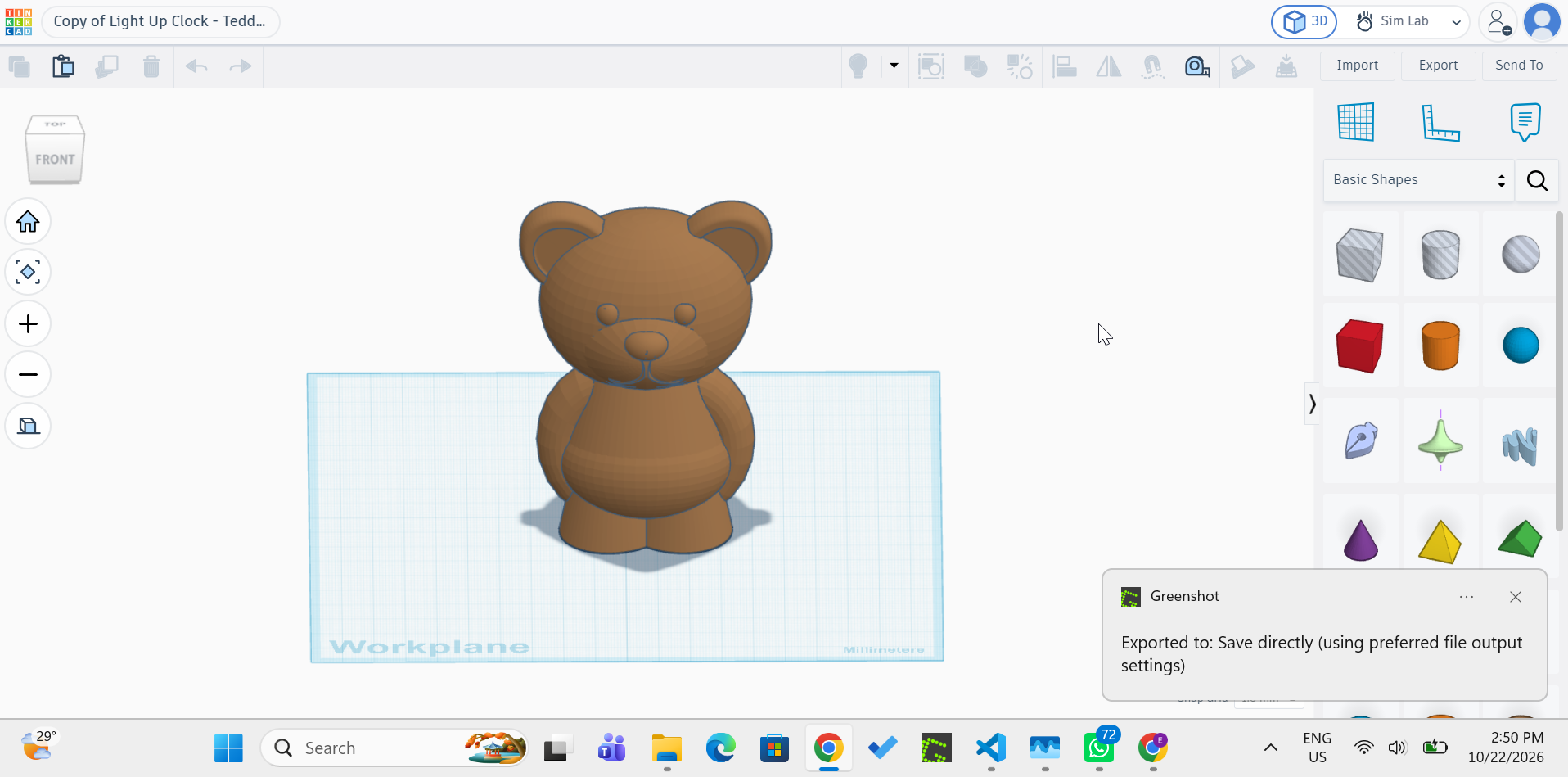 Tinkercad design