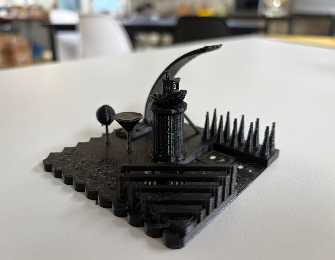 Ultimaker printed test with 0.8 wall