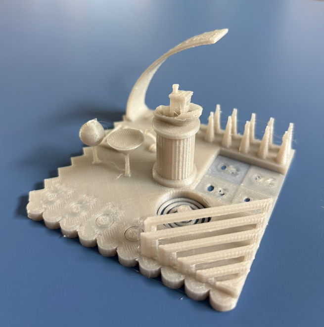 Ultimaker printed test with 1.2 wall